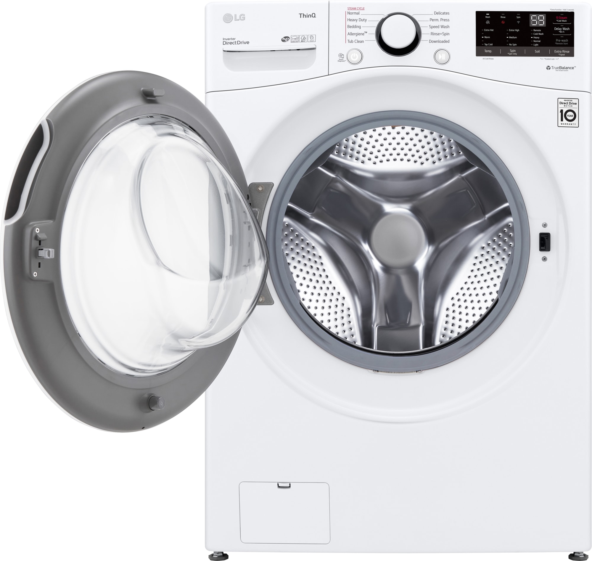 LG WM3600HWA 27 Inch Front Load Smart Washer with 4.5 Cu. Ft. Capacity
