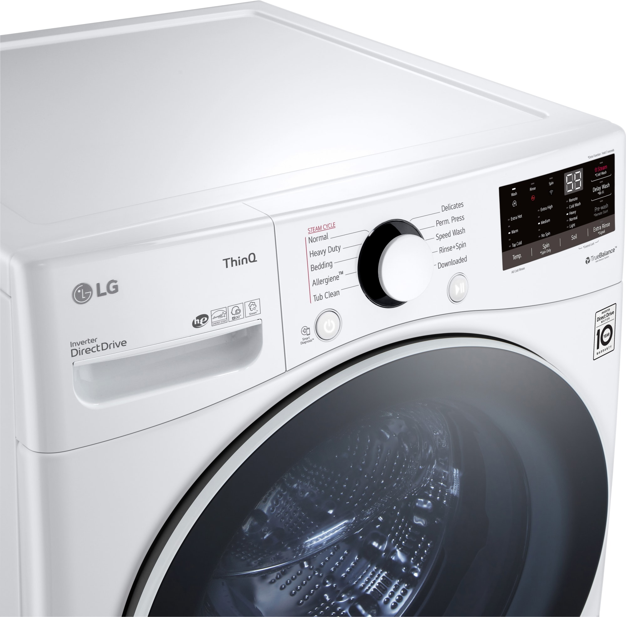 LG WM3600HWA 27 Inch Front Load Smart Washer with 4.5 Cu. Ft. Capacity