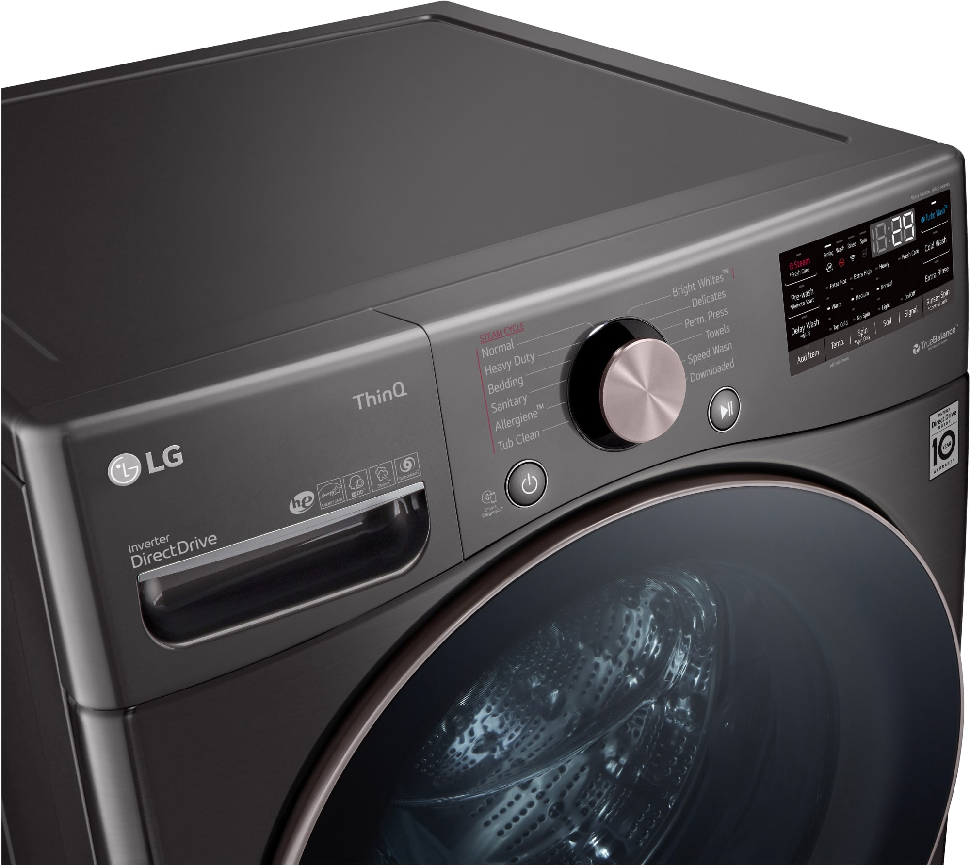 LG WM4000HBA 27 Inch Smart Front Load Washer with 4.5 Cu. Ft. Capacity