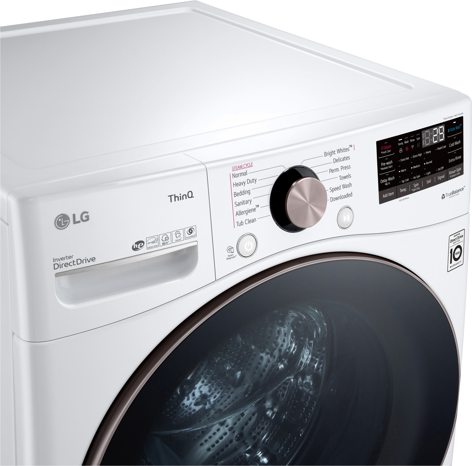 LG WM4000HWA 27 Inch Smart Front Load Washer with 4.5 Cu. Ft. Capacity