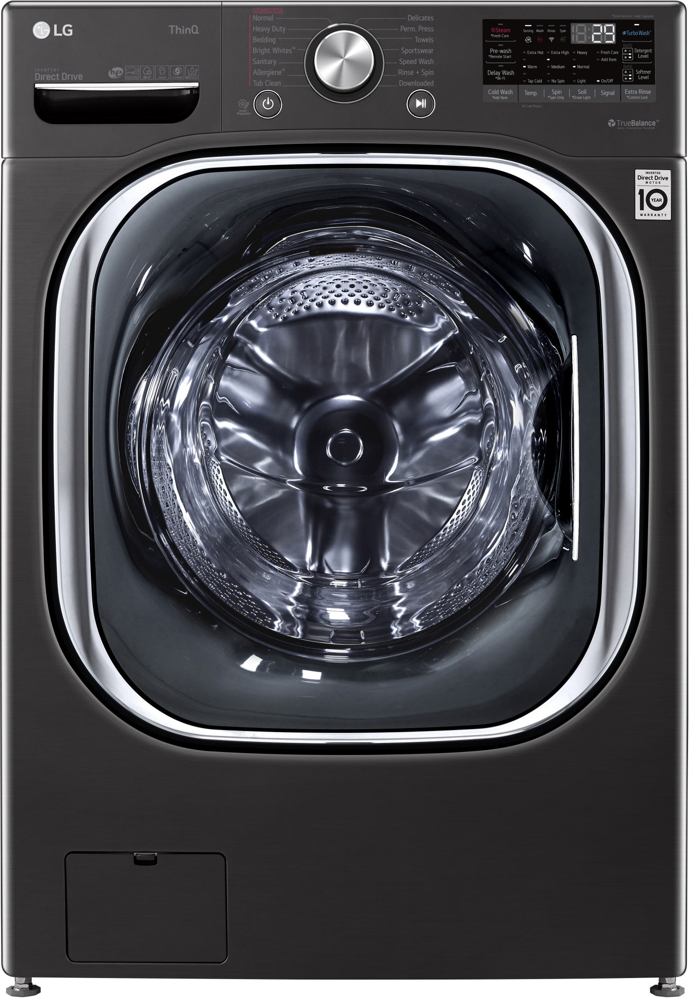 LG WM4500HBA 27 Inch Front Load Smart Washer with 5.0 Cu. Ft. Capacity