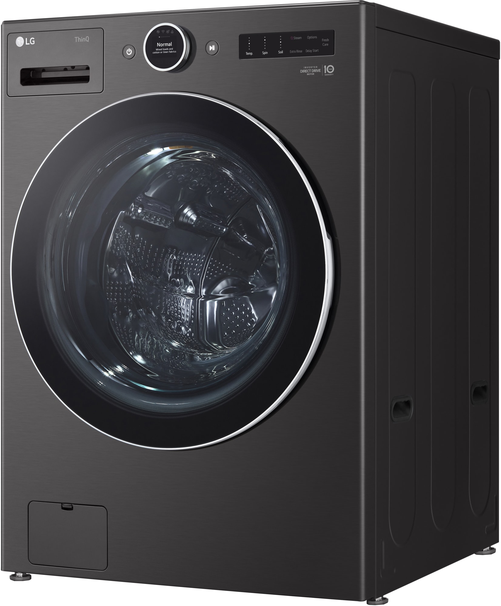 LG WM6700HBA 27 Inch Smart Front Load Washer with 5.0 Cu. Ft. Capacity, TurboWash™ 360°, DialA