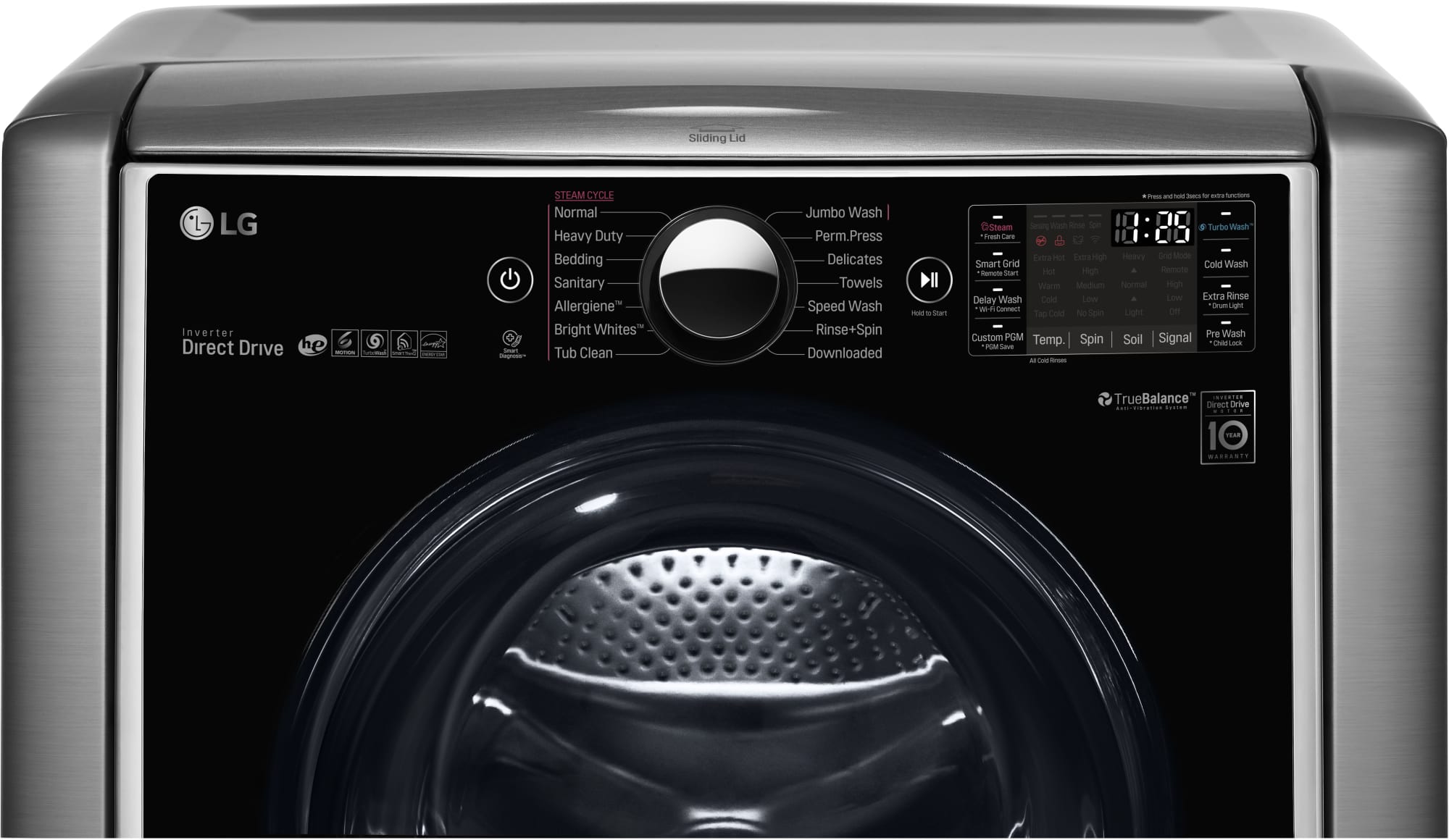 LG WM9000HVA 29 Inch 5.2 cu. ft. Front Load Washer with ...
