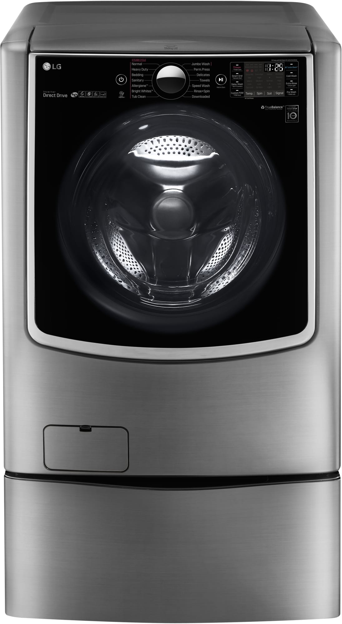 LG WM9000HVA 29 Inch 5.2 cu. ft. Front Load Washer with SenseClean