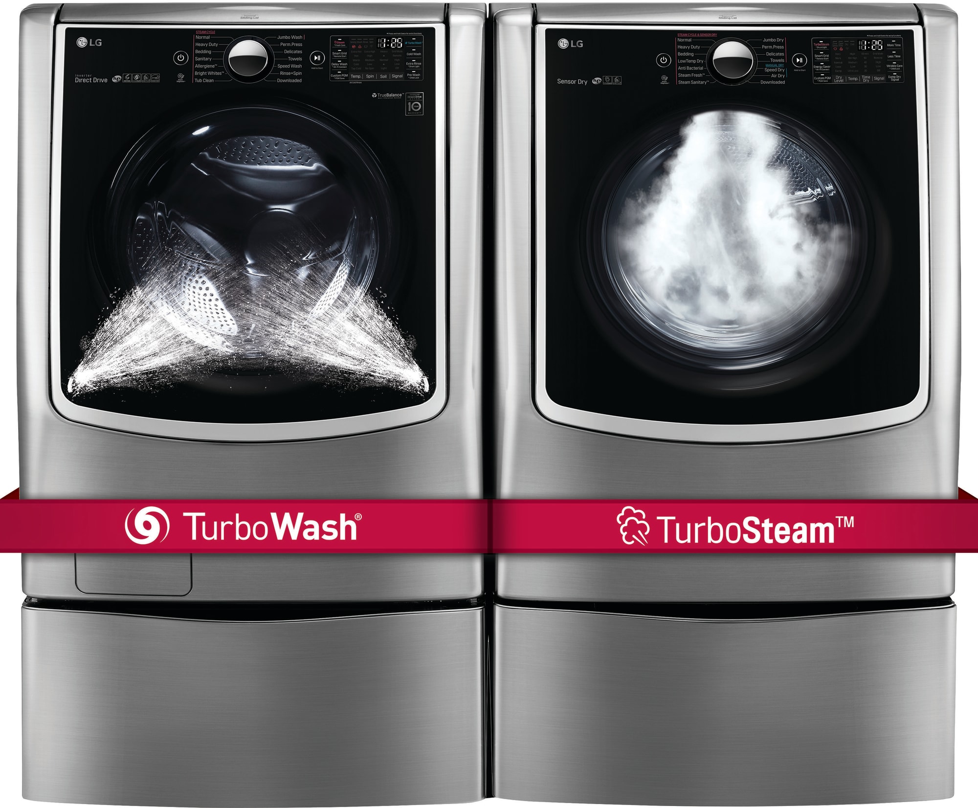 LG WM9000HVA 29 Inch 5.2 cu. ft. Front Load Washer with SenseClean