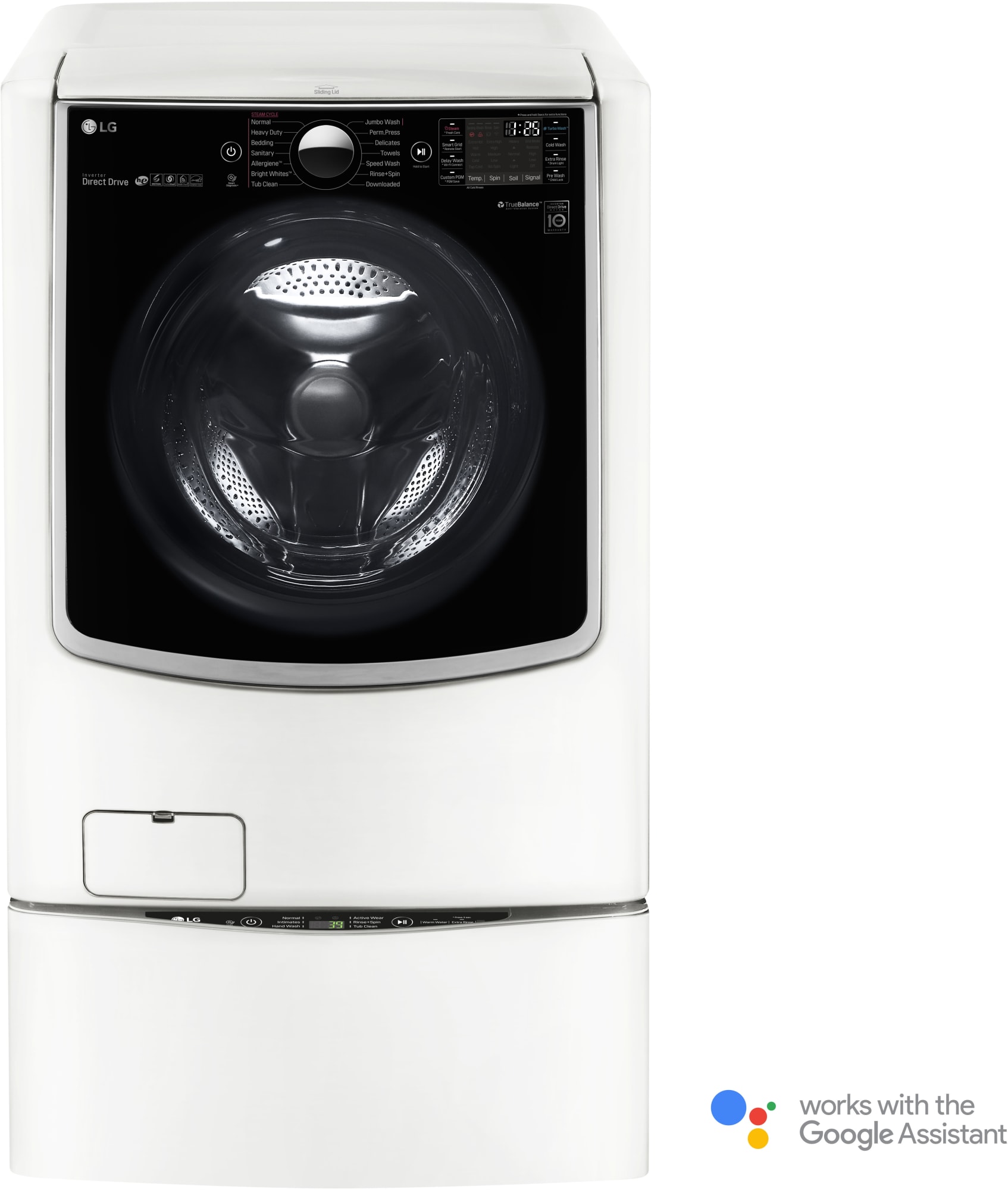 LG WM9000HWA 29 Inch 5.2 cu. ft. Front Load Washer with ...