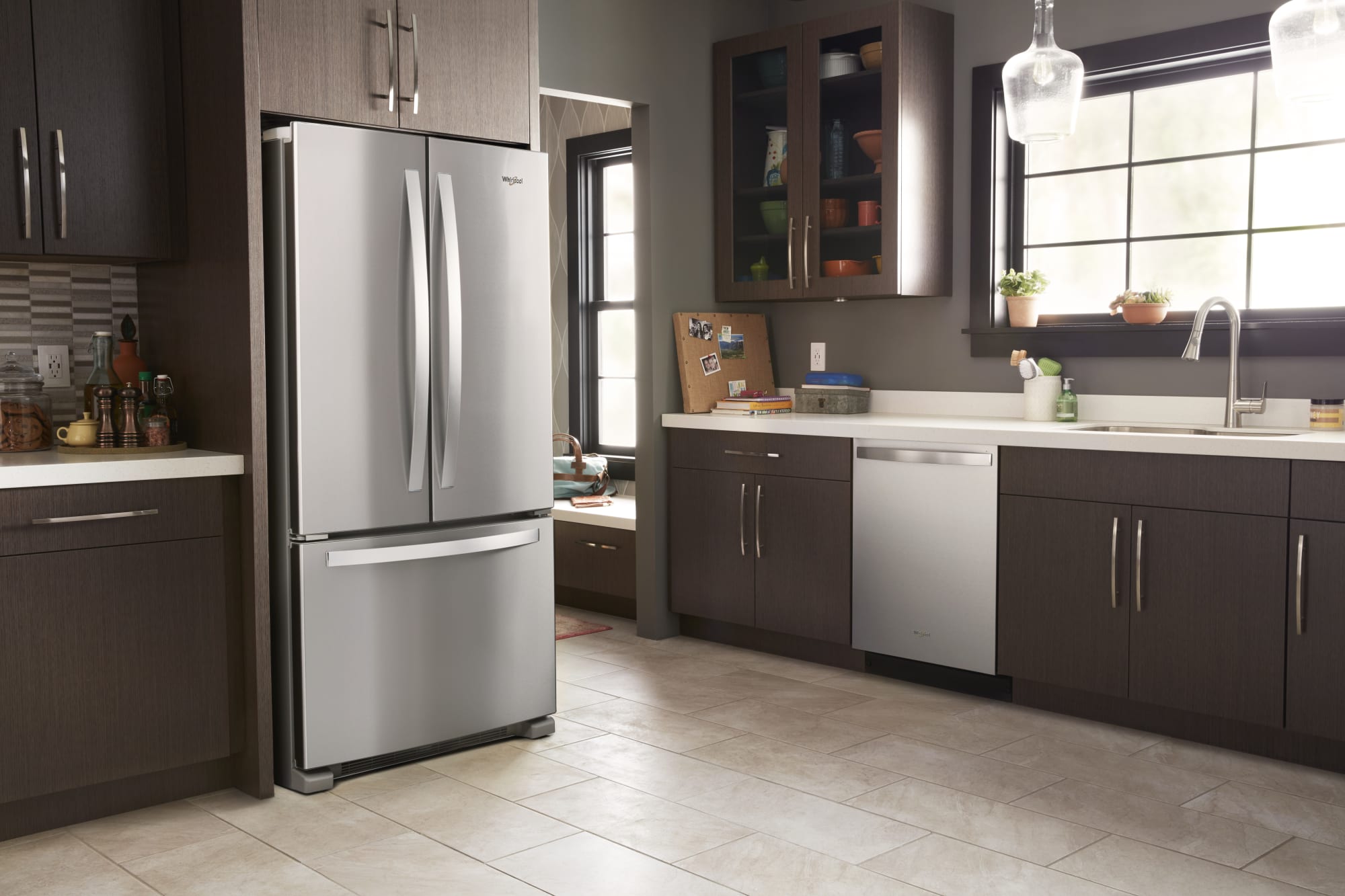 Whirlpool WRF532SMHZ 33 Inch French Door Refrigerator with 22 Cu. Ft