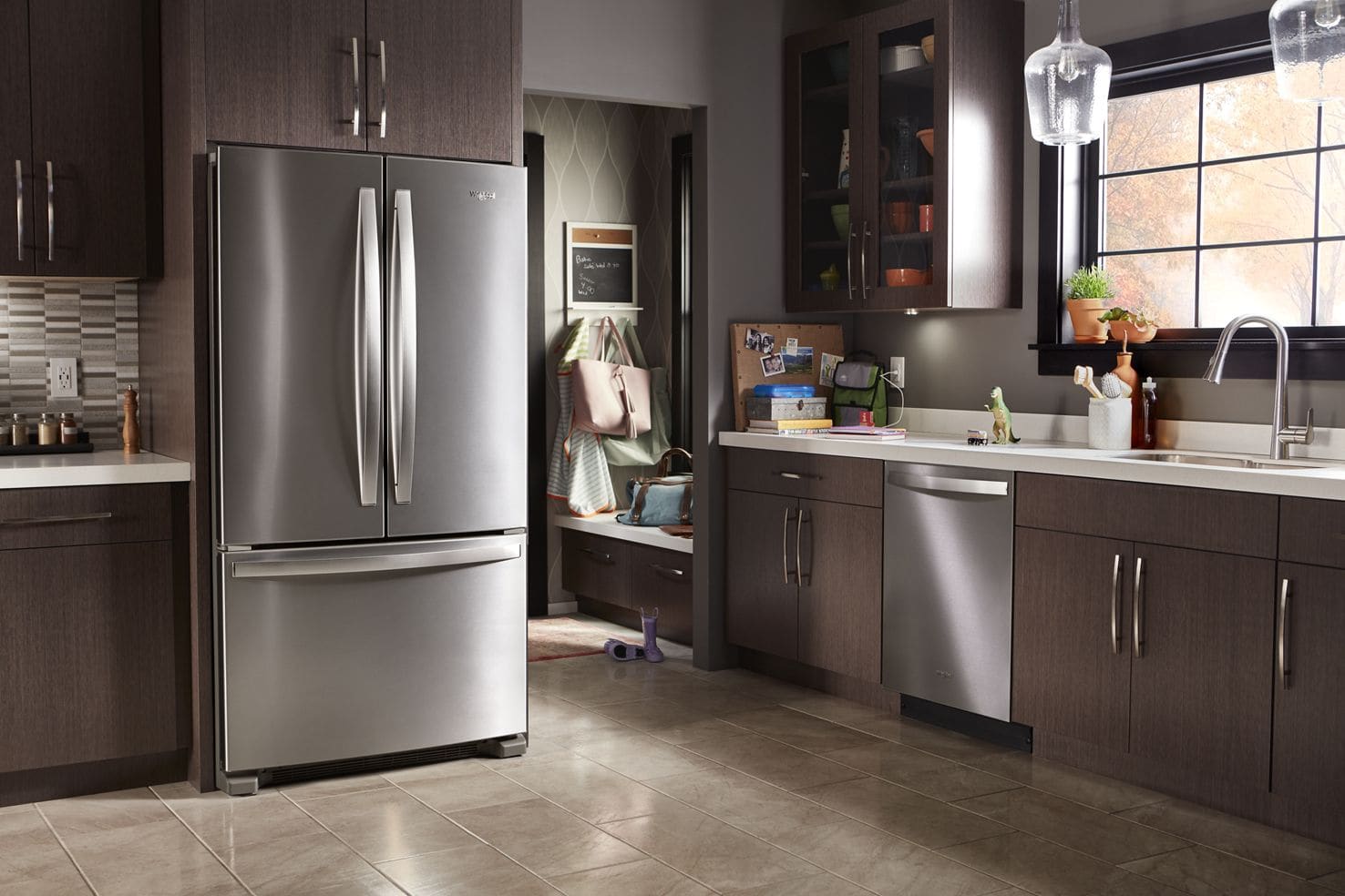 Whirlpool WRF535SWHZ 36 Inch French Door Refrigerator with 25 Cu. Ft