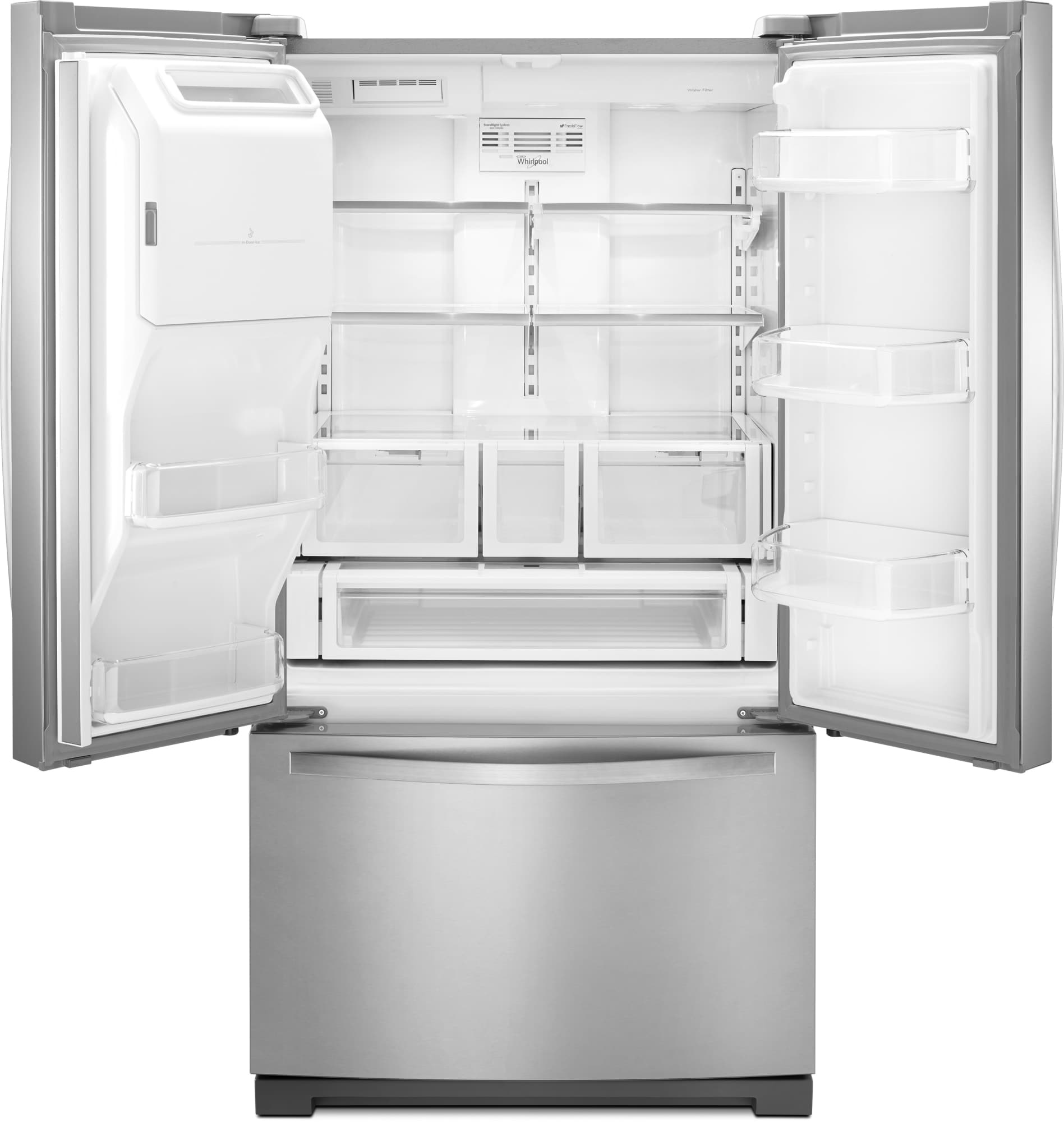 Whirlpool WRF757SDEM 36 Inch French Door Refrigerator with 26.8 cu. ft