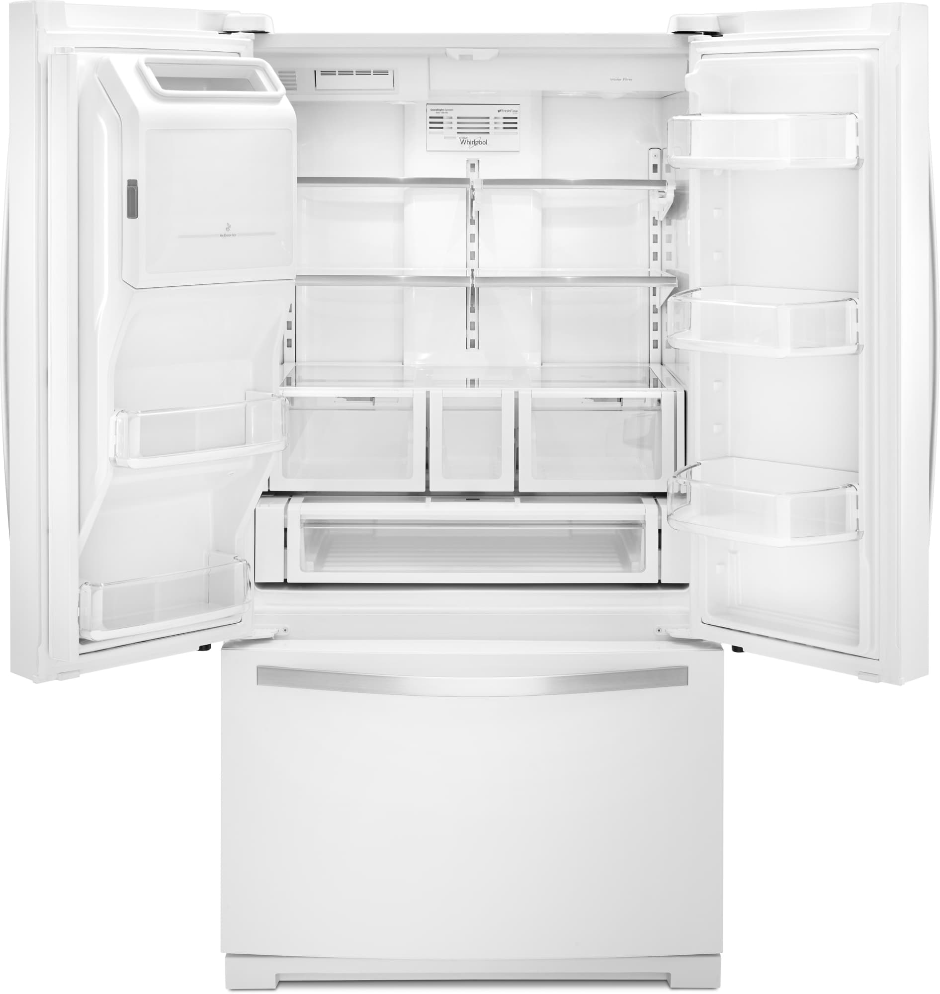 Whirlpool WRF757SDEH 36 Inch French Door Refrigerator with 26.8 cu. ft