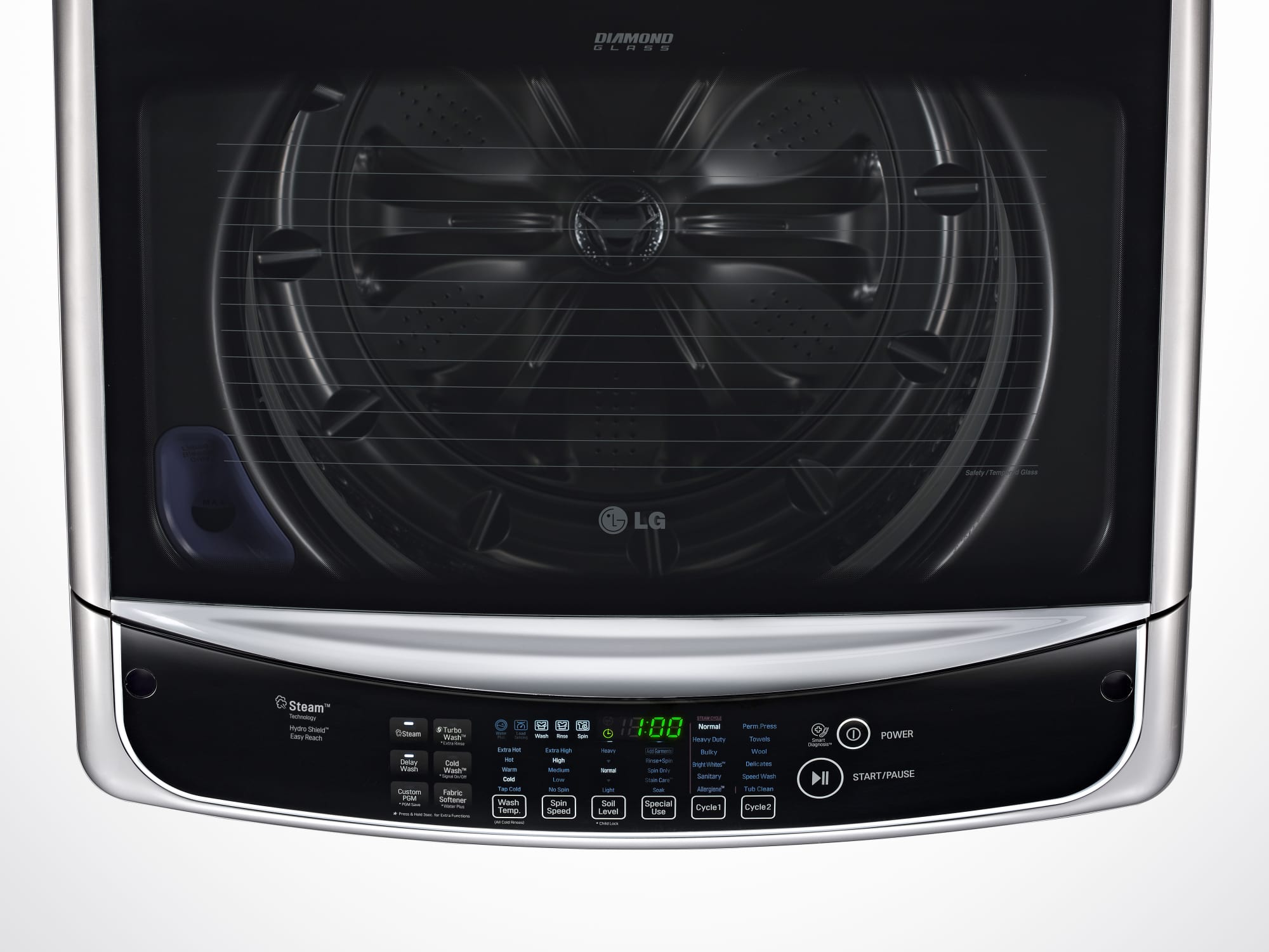 LG WT1801HVA 27 Inch 5.0 cu. ft. Top Load Washer with 12 Wash Programs