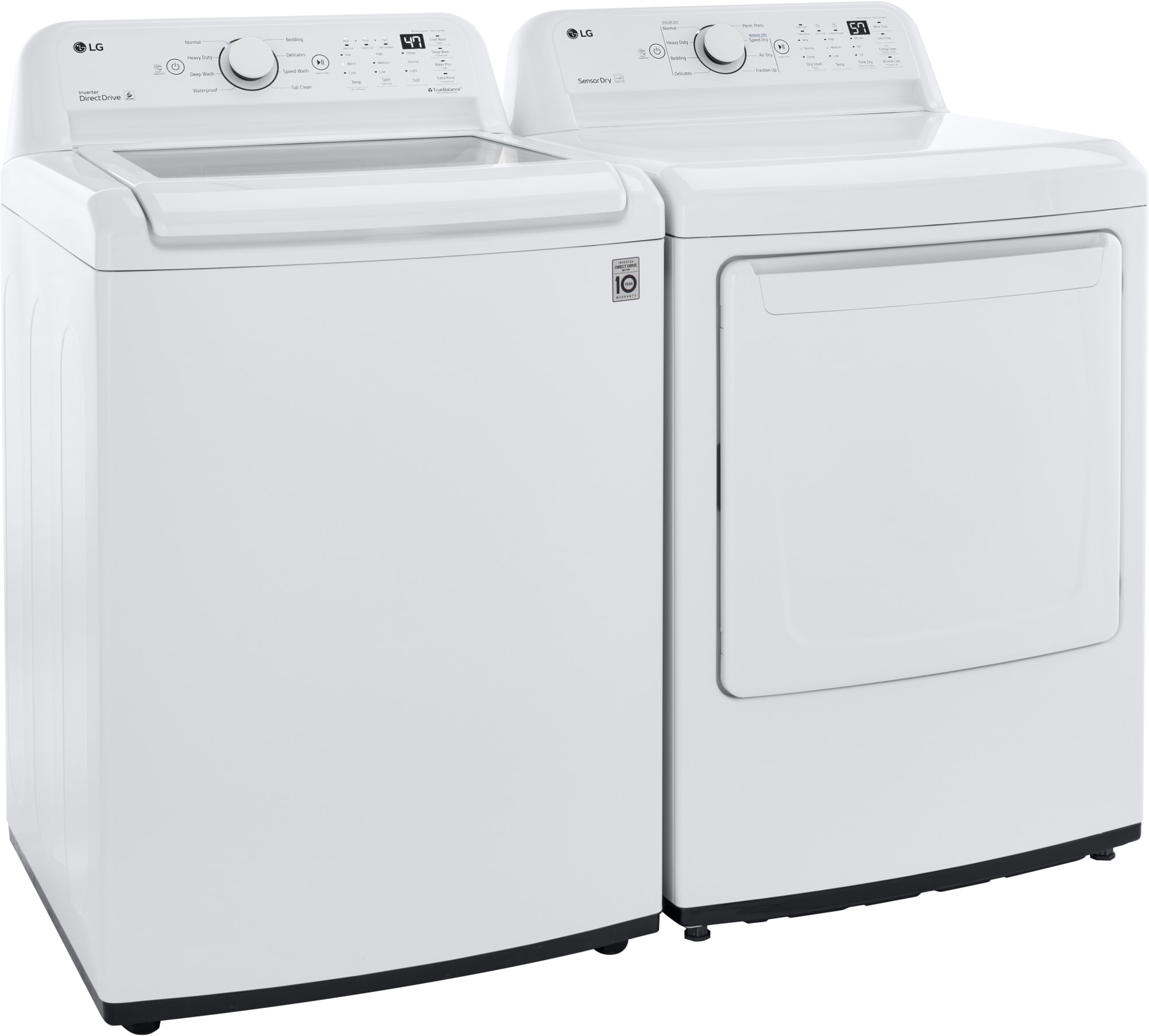 LG DLG7001W 27 Inch Gas Dryer with 7.3 Cu. Ft. Capacity, 8 Dryer