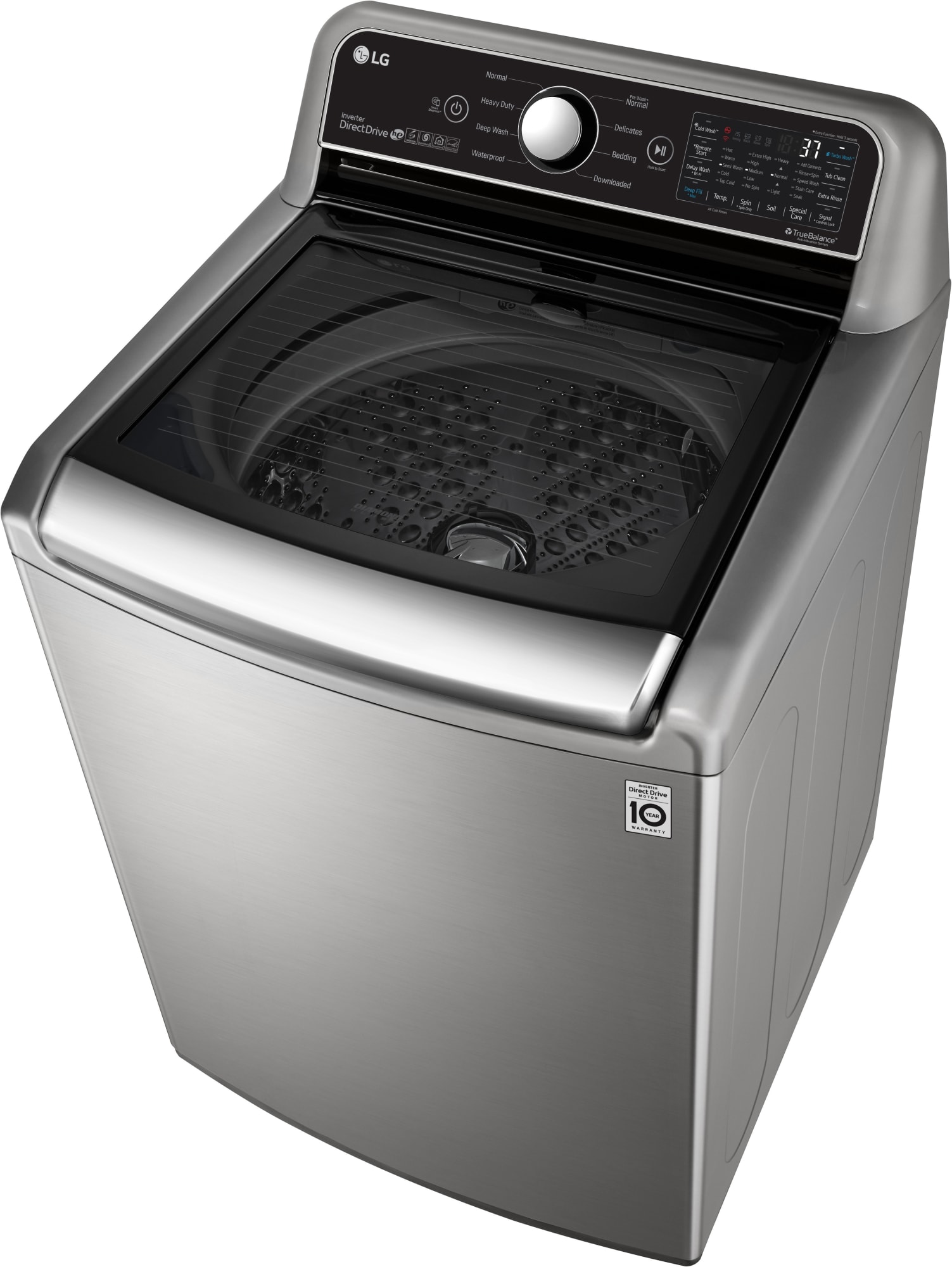 LG WT7305CV 27 Inch Top Load Smart Washer with 4.8 Cu. Ft. Capacity, 4