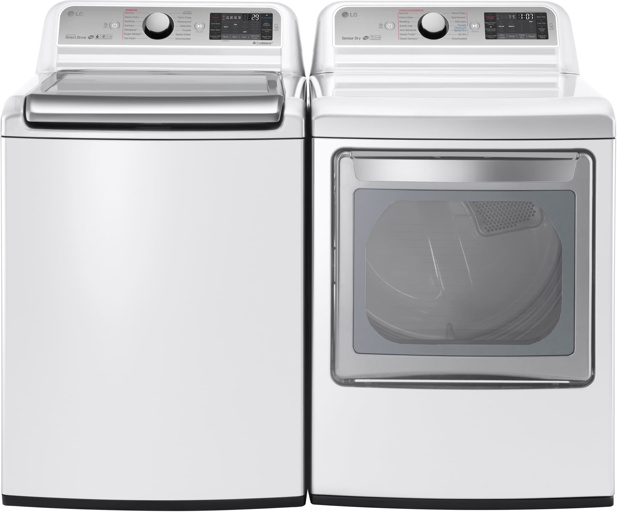 LG WT7600HWA 27 Inch 5.2 cu. ft. Top Load Washer with Steam