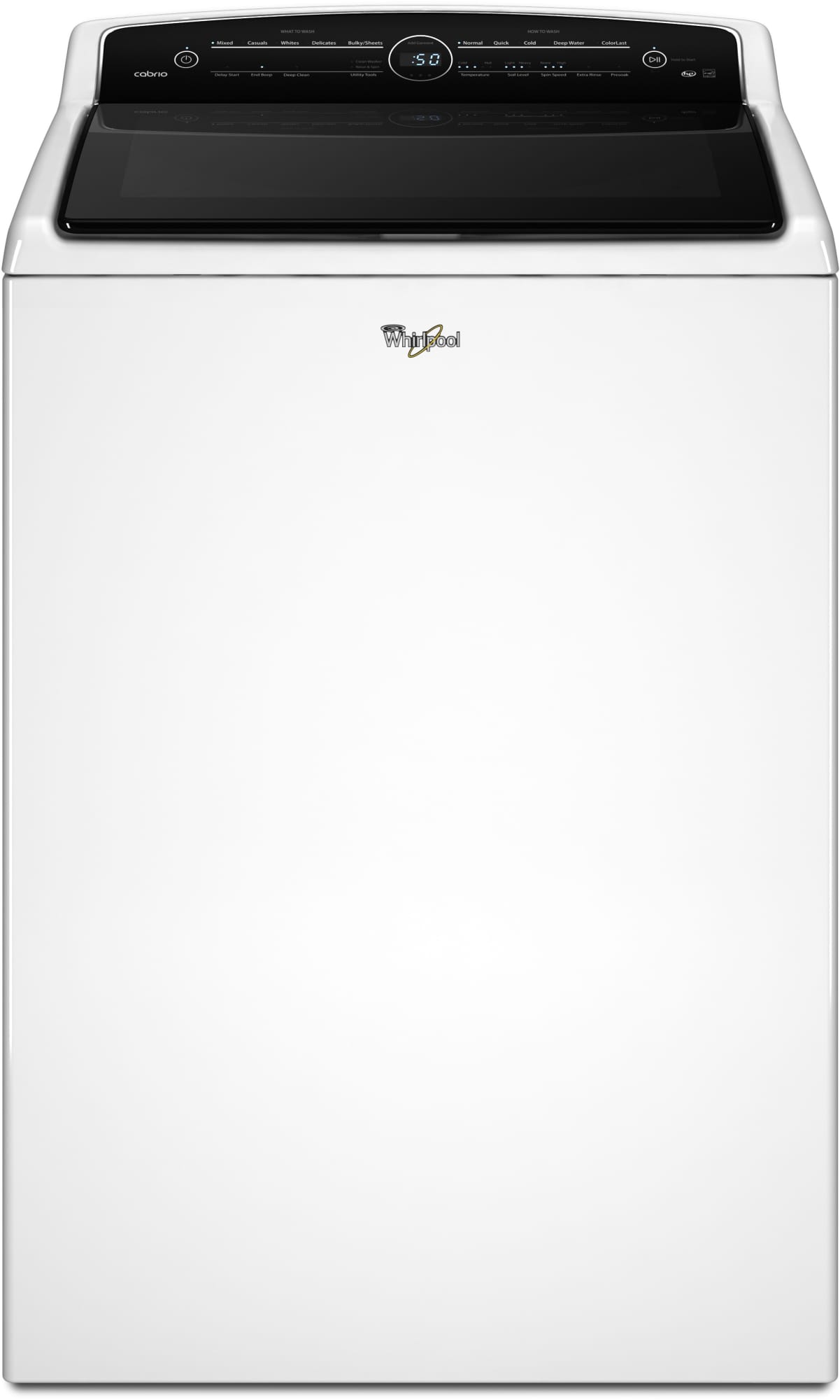 Whirlpool WTW8000DW 28 Inch 5.3 cu. ft. Top Load Washer with 11 Wash