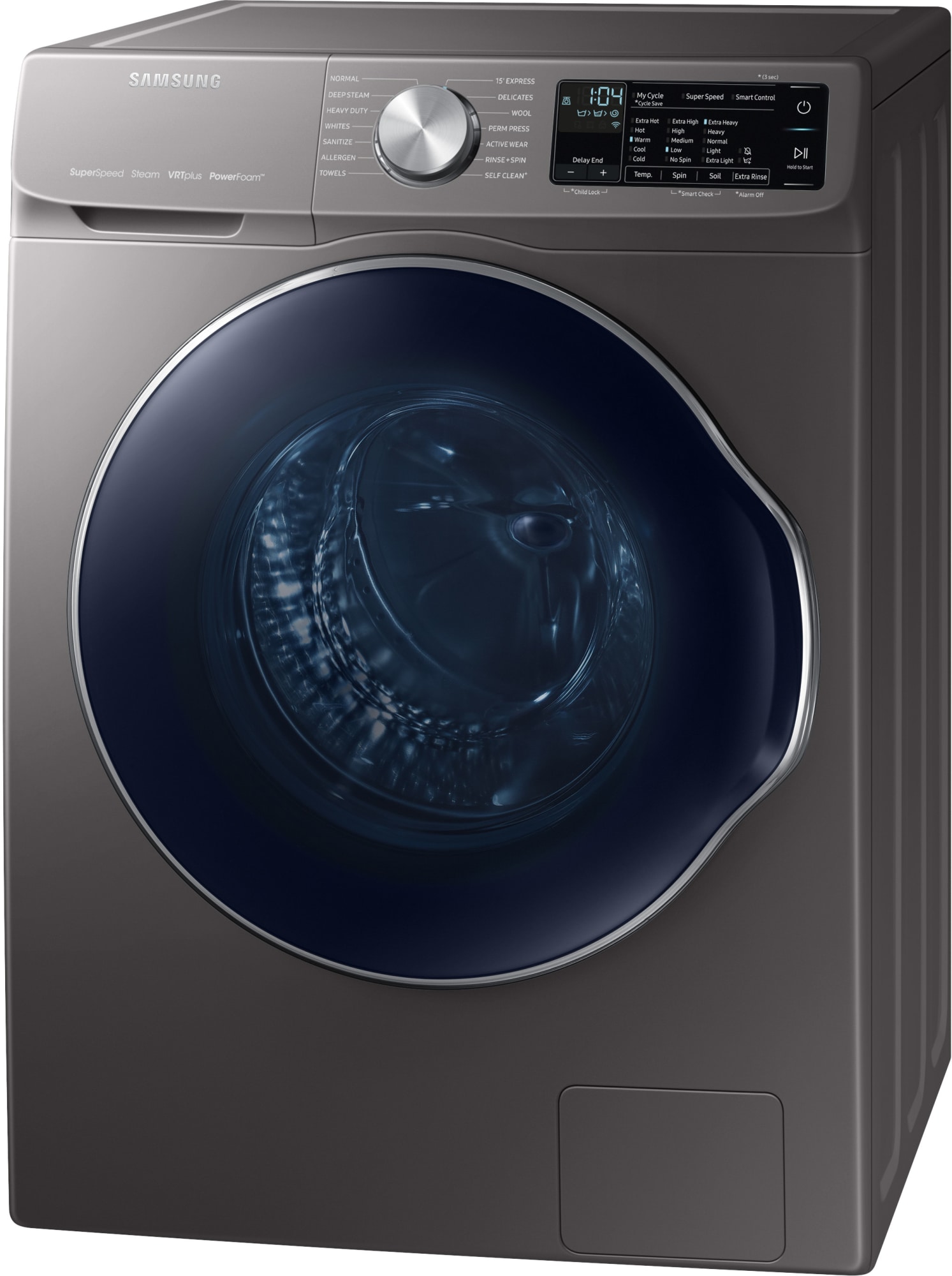 Samsung WW22N6850QX 24 Inch Front Load Washer with 2.2 cu. ft. Capacity