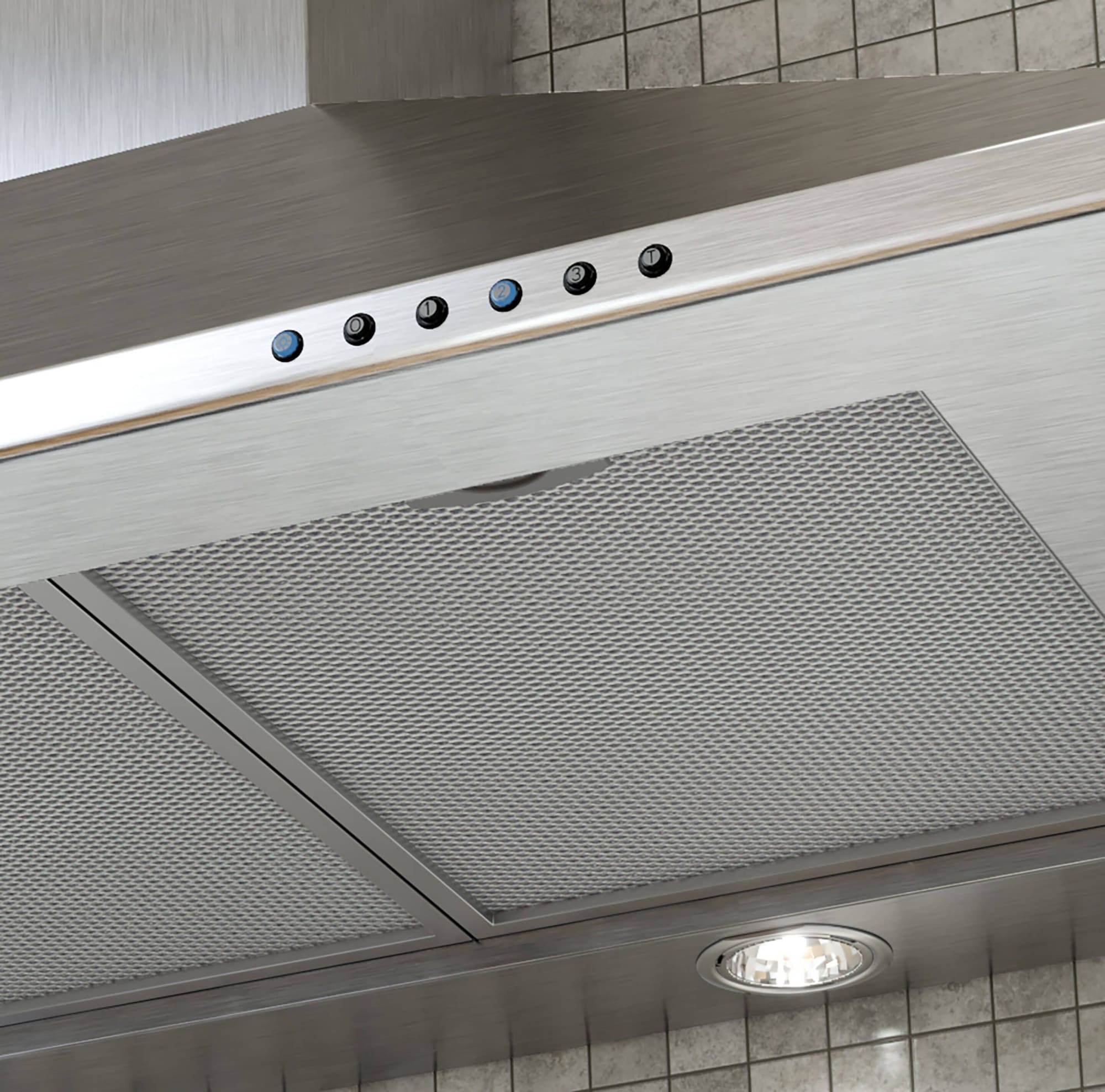 XO XOB36SC Wall Mount Range Hood with 4Speeds/600 CFM Blower, Push