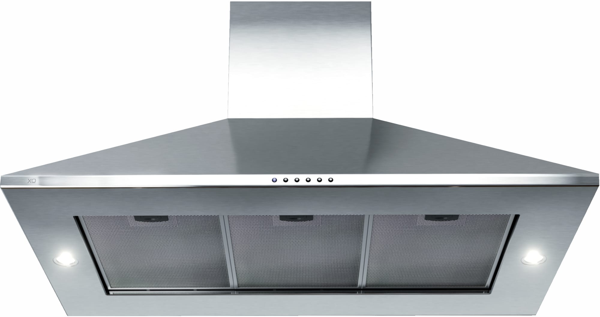 XO XOBI42SC Island Mount Chimney Range Hood with 4 Speed /600 CFM