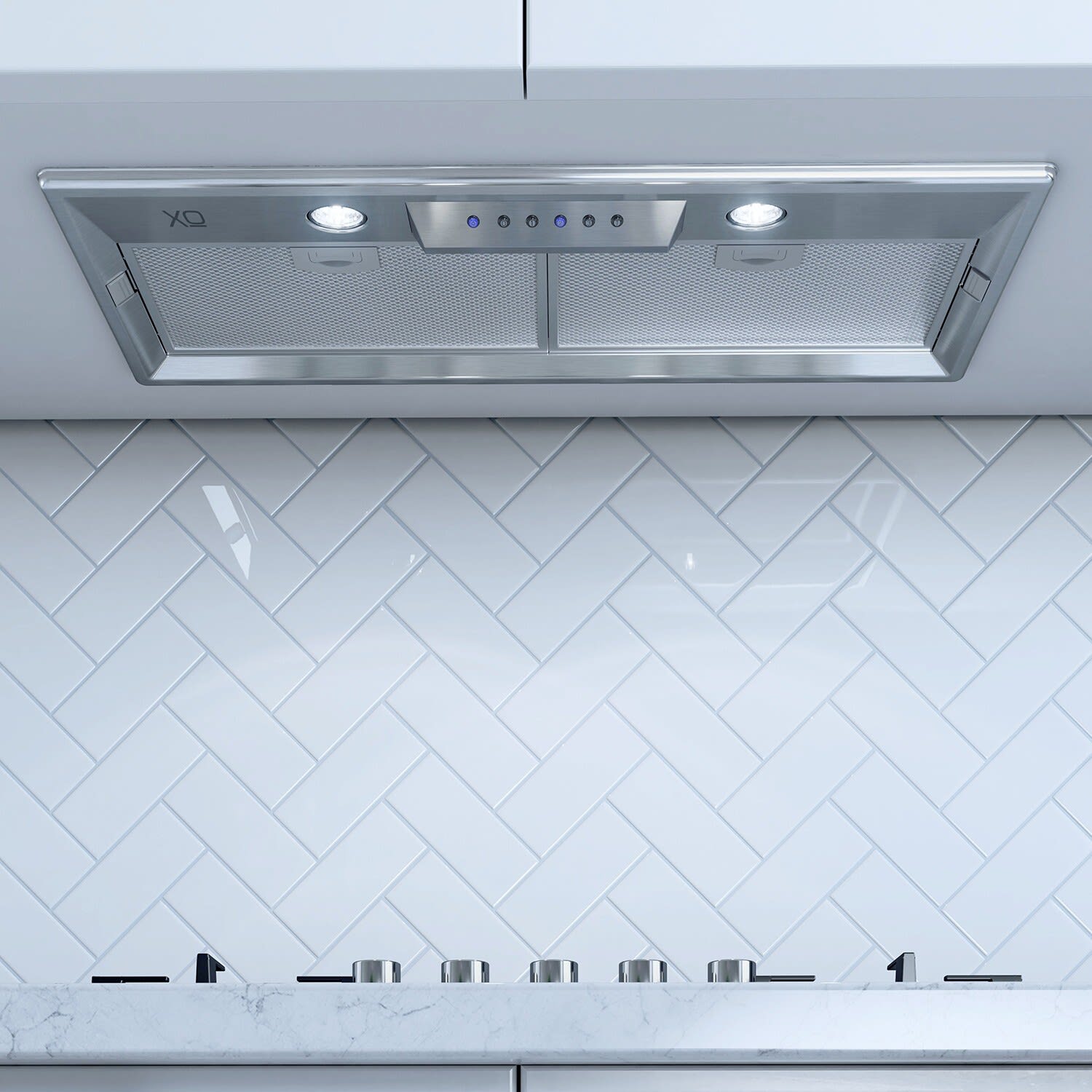 XO XOI27SC Insert Range Hood with 4 Speed 600 CFM, Code Compliance