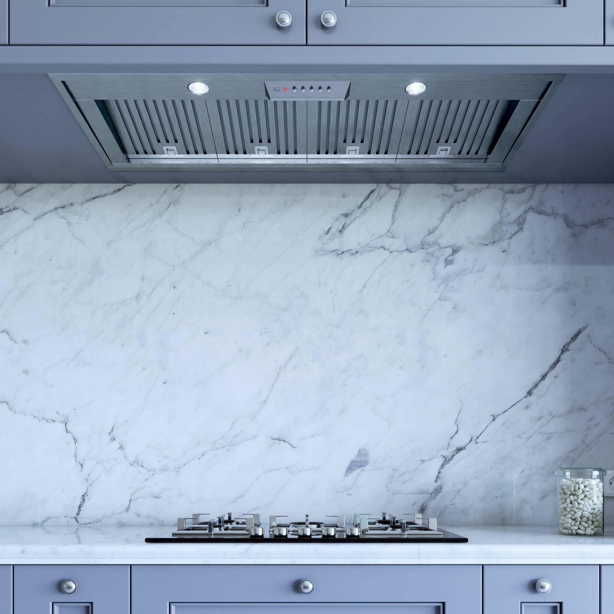 XO XOI45KSE 46 Inch Custom Hood Insert with 3Speed 1000 CFM Blower