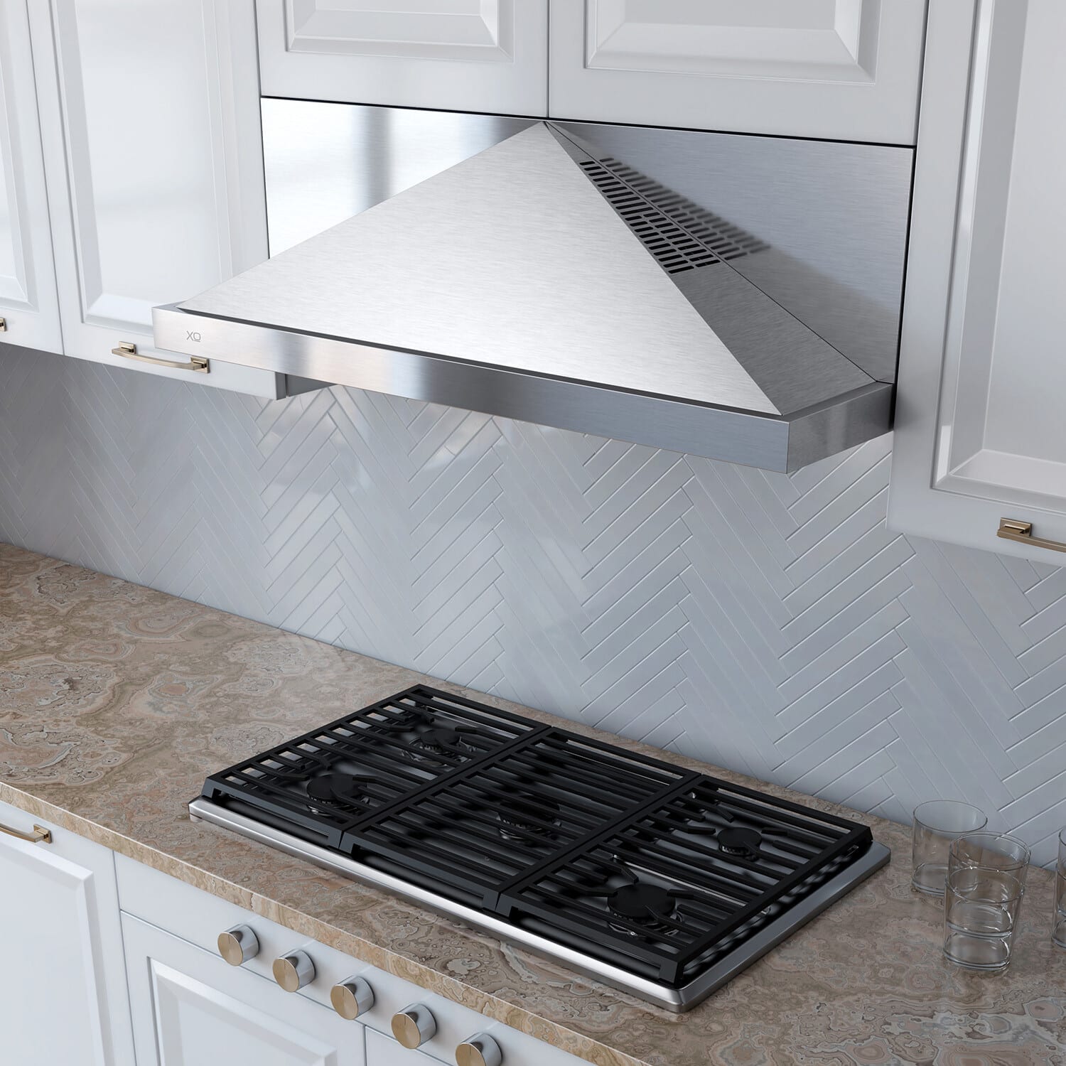 XO XOP30SC Range Hood with 4Speed 395/600 CFM Blower