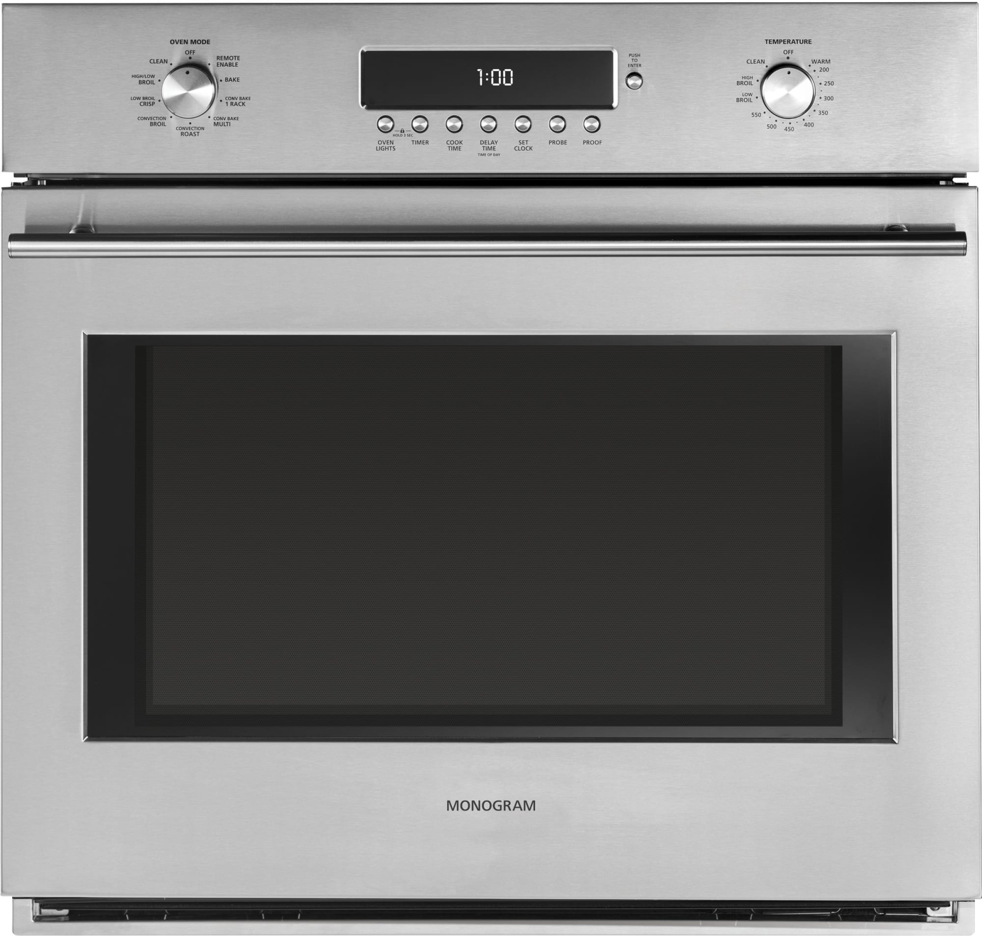 Monogram ZET1SHSS 30 Inch Single Convection Smart Electric Wall Oven