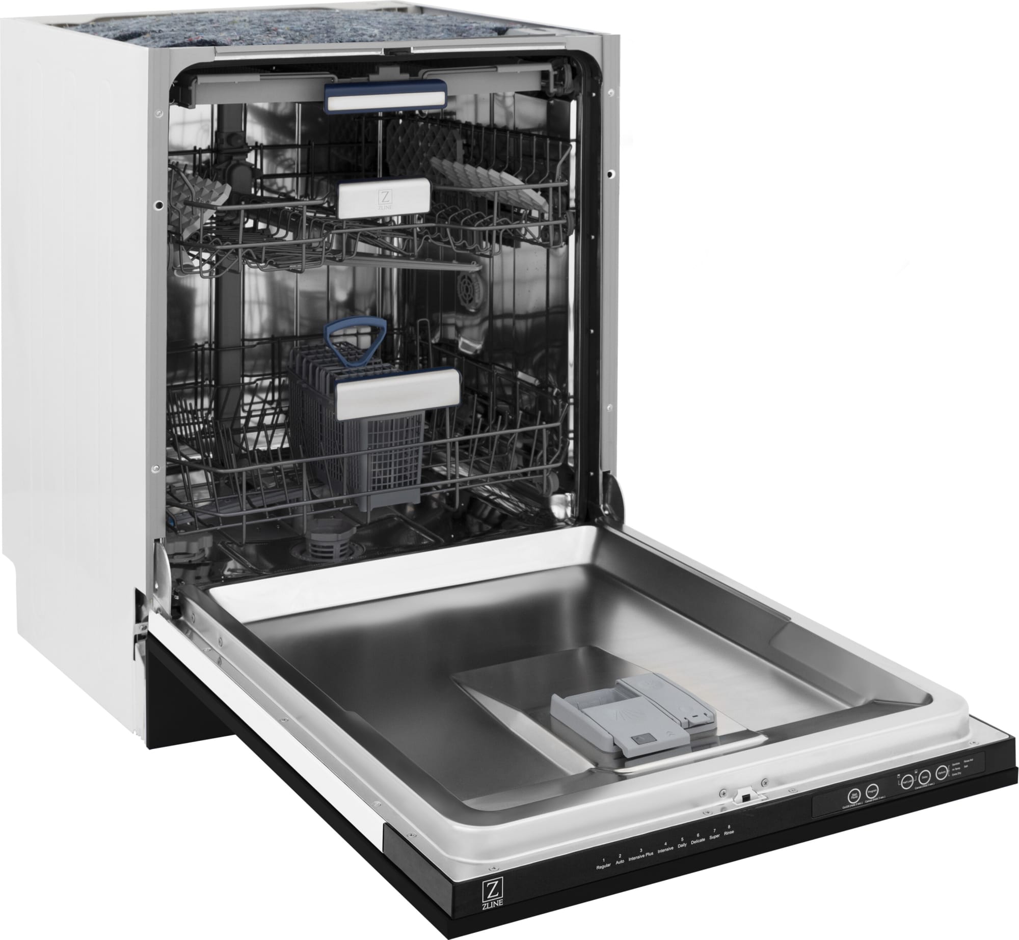 ZLINE DWVBS24 24 Inch Fully Integrated Dishwasher with 15 Place