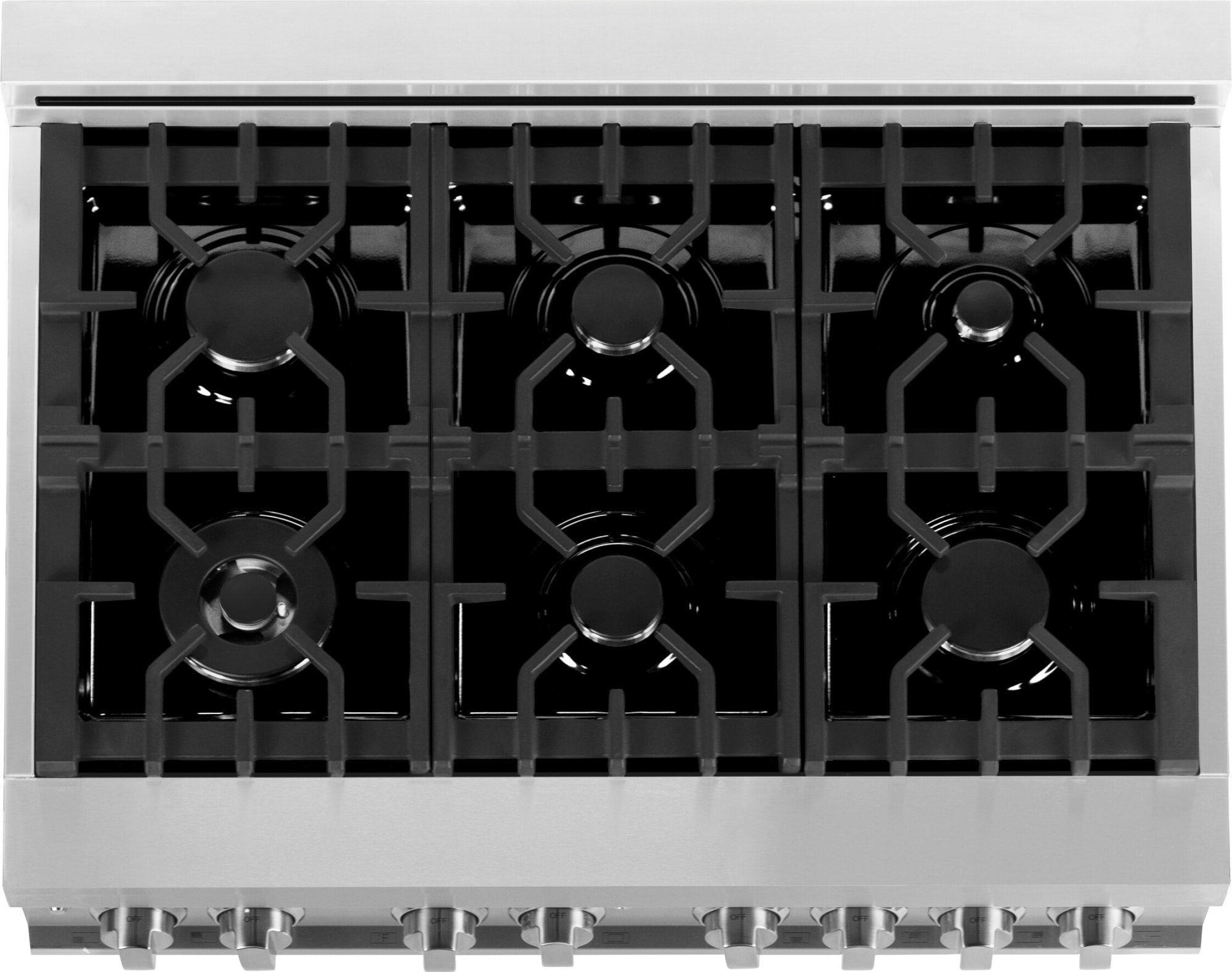 ZLINE RG36 36 Inch ProStyle Freestanding Gas Range with 6 Handcrafted