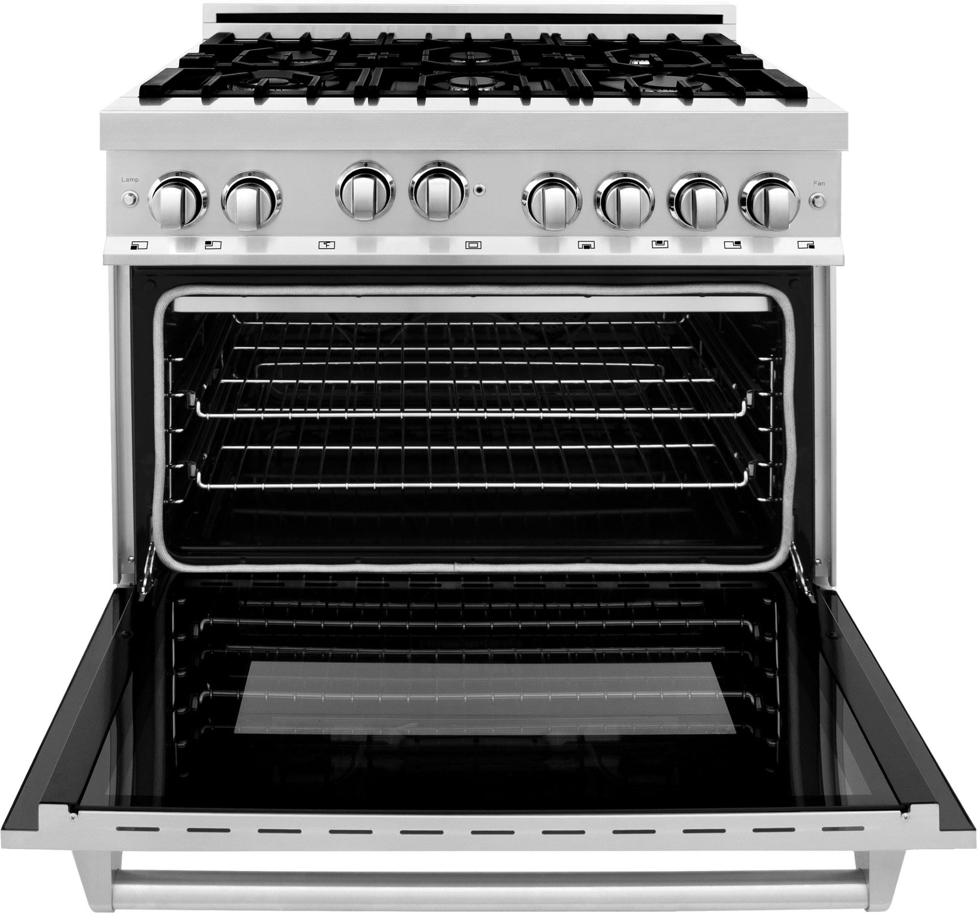 ZLINE RG36 36 Inch ProStyle Freestanding Gas Range with 6 Handcrafted