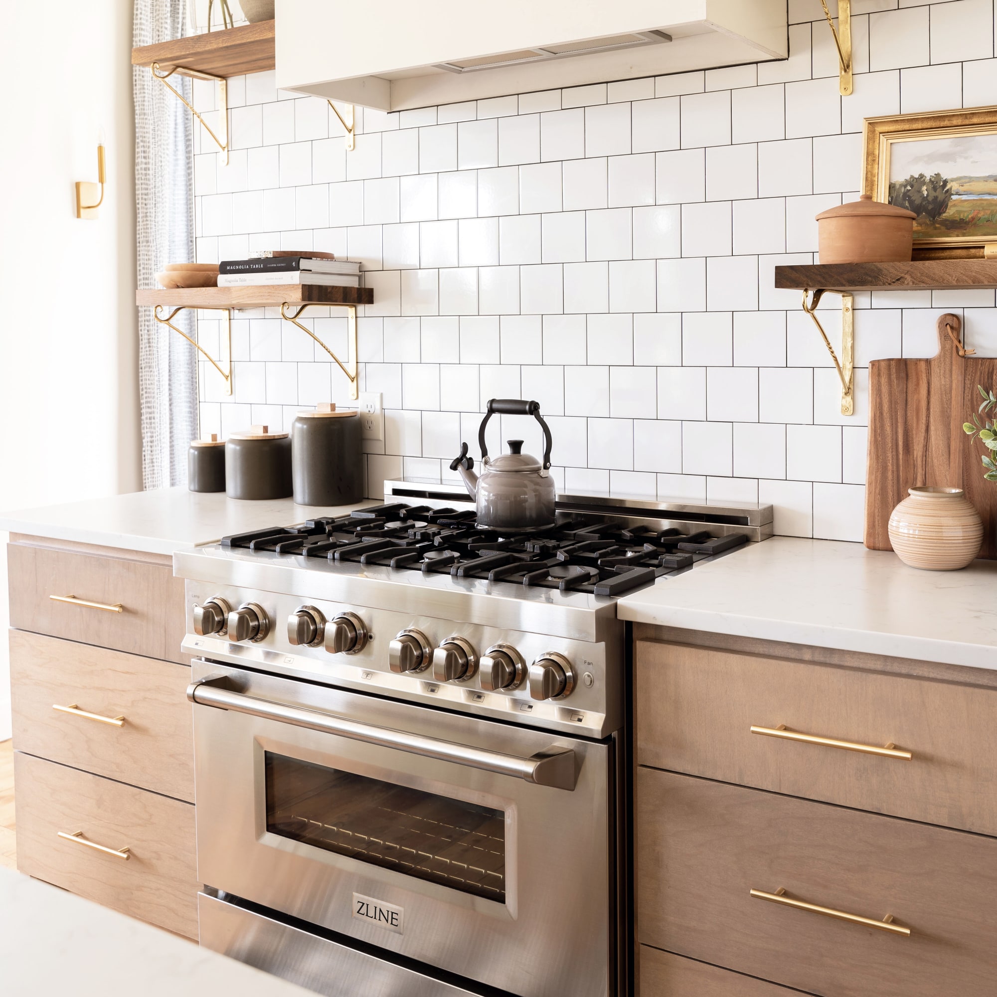 ZLINE RG36 36 Inch ProStyle Freestanding Gas Range with 6 Handcrafted