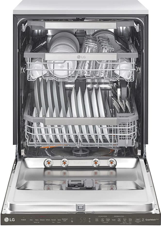 LG LDP6810BD 24 Inch Fully Integrated Smart Dishwasher with 15 Place