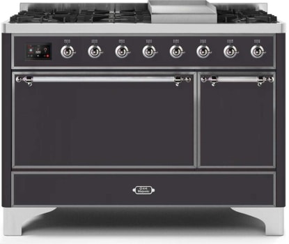 Ilve Majestic II Collection UM12FDQNS3MGC - Dual Fuel Natural Gas Freestanding Range
