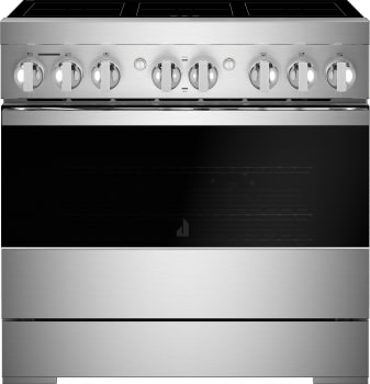 JennAir NOIR™ JPIFC736RM - 36 Inch Freestanding Professional Induction Smart Range in Front View