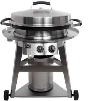 Evo America 100002NG - 30 Inch Professional Outdoor Freestanding Gas Flattop Griddle Wheeled Cart