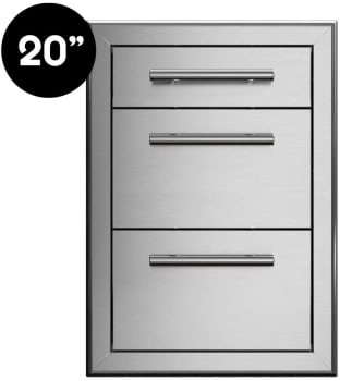 XO XOG20DRAWER3 - 20 Inch Pro-Grade Luxury Triple Drawer
