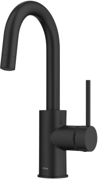 Kraus Oletto Series KPF2600MB - Single Handle Kitchen Bar Faucet with QuickDock Top Mount Installation Assembly in Matte Black