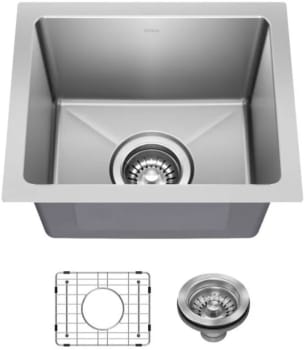 Kraus KHU63115 - 14 Inch Undermount Single Bowl