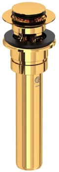 Rohl Perrin and Rowe Collection U0127DOFEG - Push Drain with Overflow