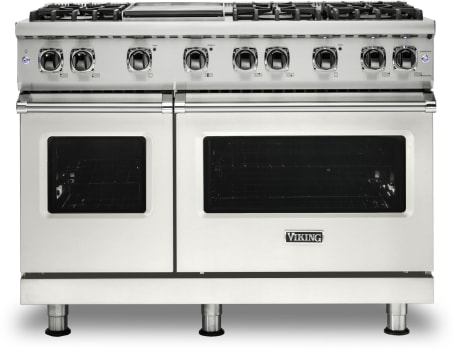 Viking 5 Series VGR5486GPWBB - 48 Inch Sealed Burner Natural Gas Range