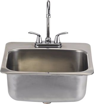 Bull 12391 - Large Stainless Steel Sink with Faucet