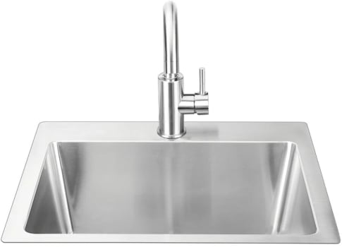 Bull 12530 - 24 inch Premium Dual Mount Sink, in Stainless Steel