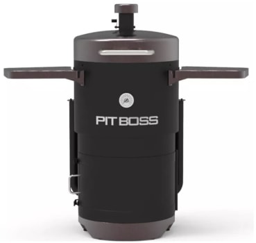 Pit Boss 10796 - 26 Inch Mahogany Vertical Barrel Charcoal Smoker