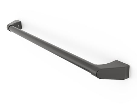 Wildfire RHCB - Chrome Black Refrigerator Pull Handle
