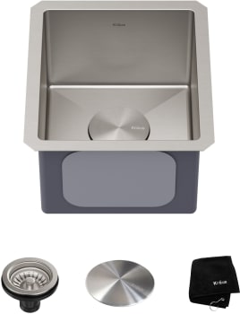 Kraus Standart PRO Series KHU10113 - 13 Inch Undermount Single Bowl Stainless Steel Kitchen Sink