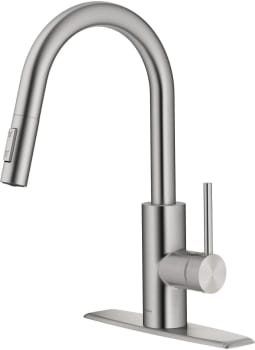 Kraus Oletto Series KPF2620SFS - Pull-Down Single Handle Kitchen Faucet with QuickDock Top Mount Installation Assembly in Spot Free Stainless Steel