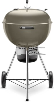Weber 14510601 Master-Touch 22 Freestanding Charcoal Grill with 443 sq. in. Cooking Area, GBS Cooking Grate, Rack, and Tuck-Away Lid Holder: Smoke