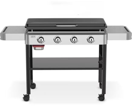 Weber 1501006 - Slate Rust-Resistant Griddle with Carbon Steel Cooktop