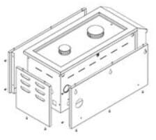 Hestan AGBPK - Side Panel Kit for Double Side Burner