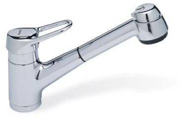 Blanco 157074rst Kitchen Faucet With Loop Handle Pull Out Spray