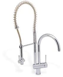 Blanco 157084cr Kitchen Faucet With Commercial Pulldown Handspray